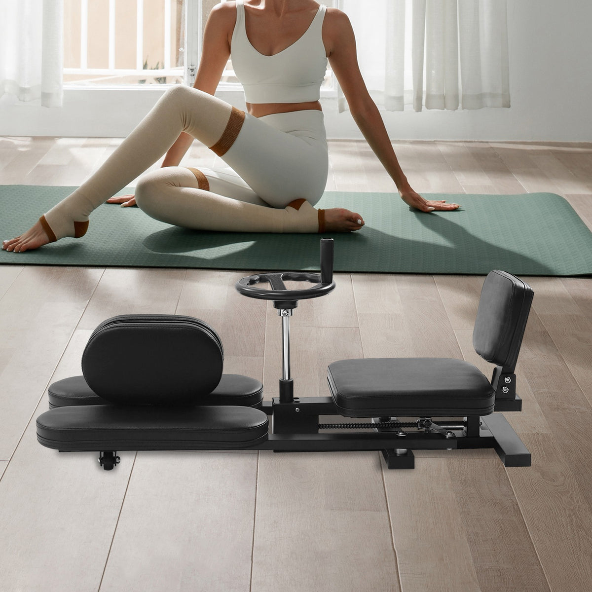 Adjustable Leg Stretching Equipment for Home Fitness 180° Flexibility Trainer