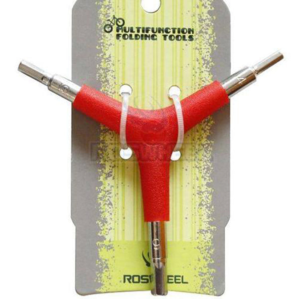 3-Way Hex Wrench Set for Bicycle Repair 4/5/6mm Allen Keys