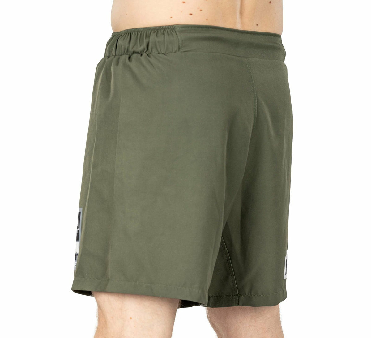 Grappling MMA Fight Board Shorts for BJJ No Gi Training Olive Green