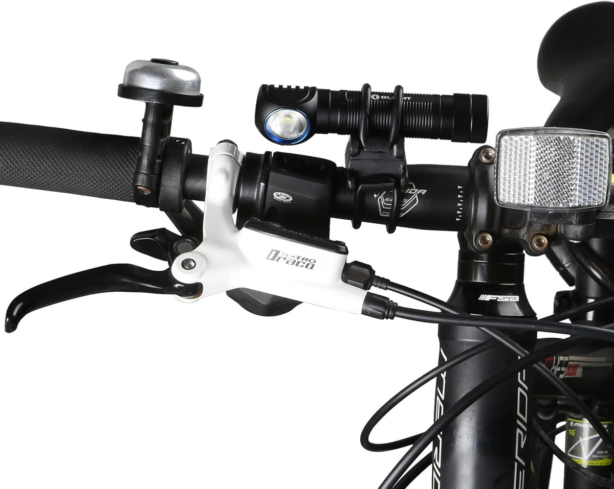 Universal Bicycle Flashlight Mount for Handlebar 10-35mm Diameter