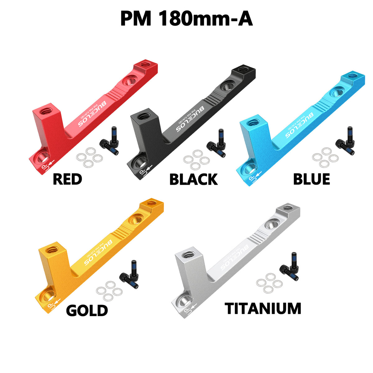 Bike Disc Brake Adapter Caliper for 180mm & 203mm Post Mount MTB Front Rear