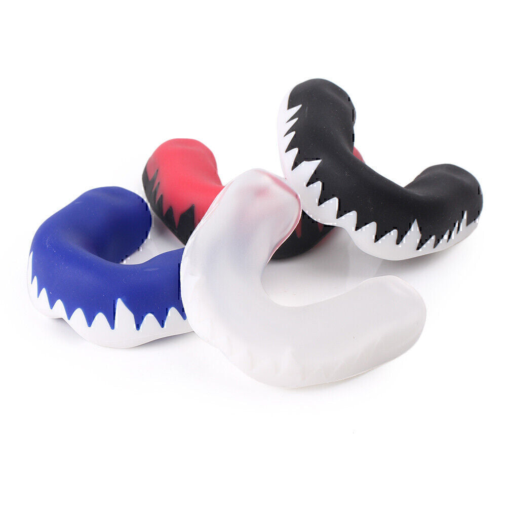 MMA Sparring Mouth Guard Boxing Muay Thai Taekwondo Protective Gear Black