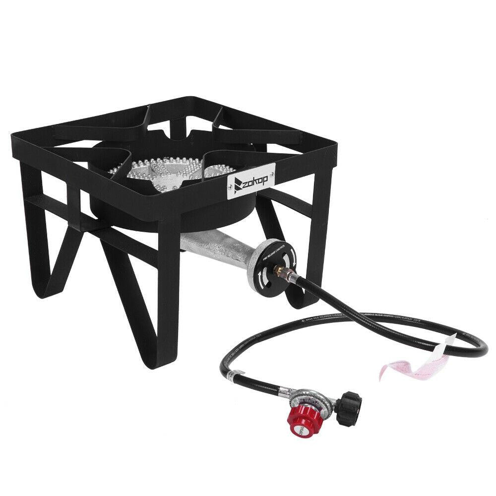 200,000 BTU Heavy Duty Propane Gas Burner for Outdoor Cooking Camping BBQ