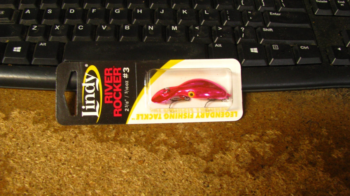 Lindy River Rocker Crankbait - Pink, 2 3/8 Inch, 3/16 Oz, 3 Pack