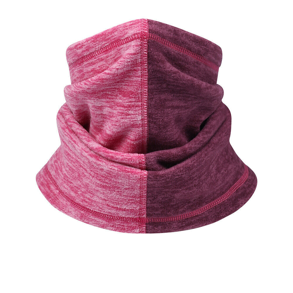 Winter Windproof Fleece Neck Gaiter Face Mask Scarf for Cold Weather