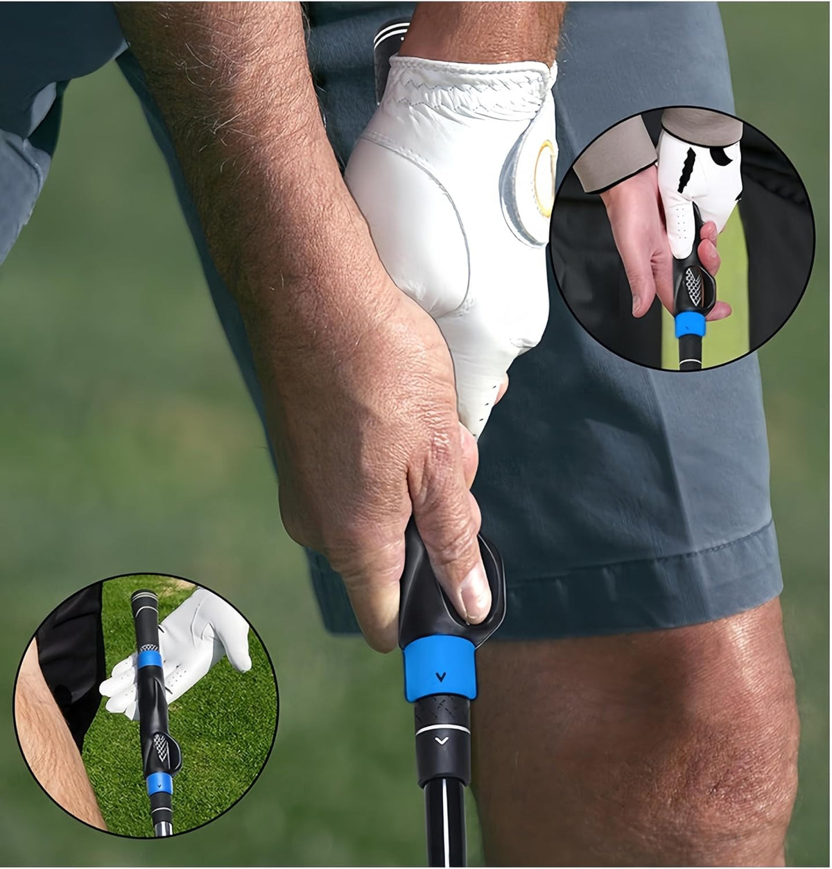 Golf Grip Trainer for Right Hand - Improves Swing & Hand Position