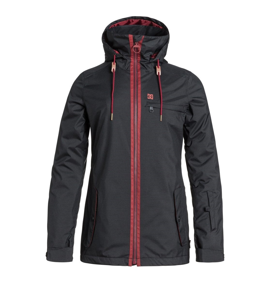 Women's Snowboard Jacket Waterproof Insulated Ski Coat Anthracite Black