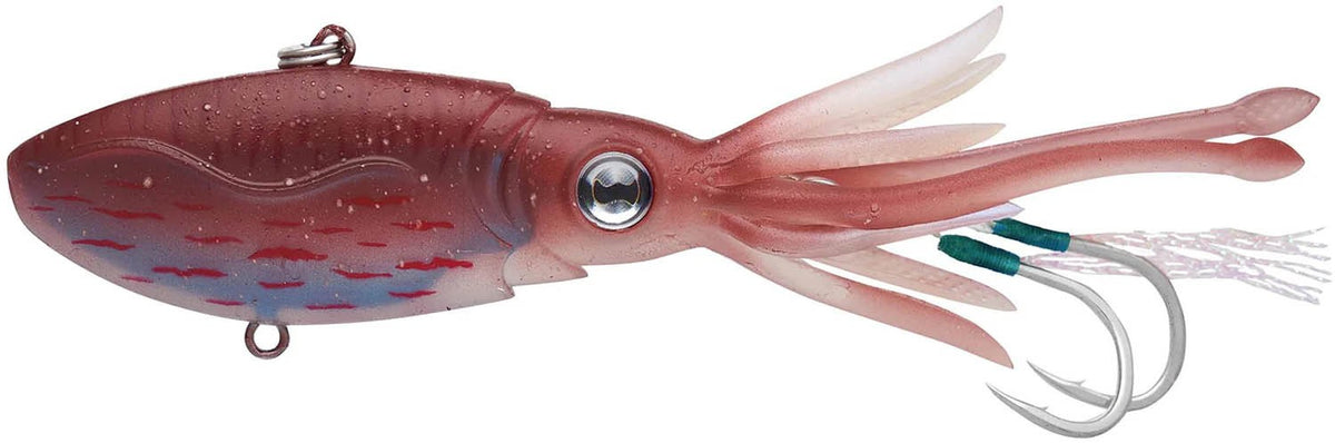 Saltwater Squid Jig Vibe Lure 6 Inch for Casting and Jigging
