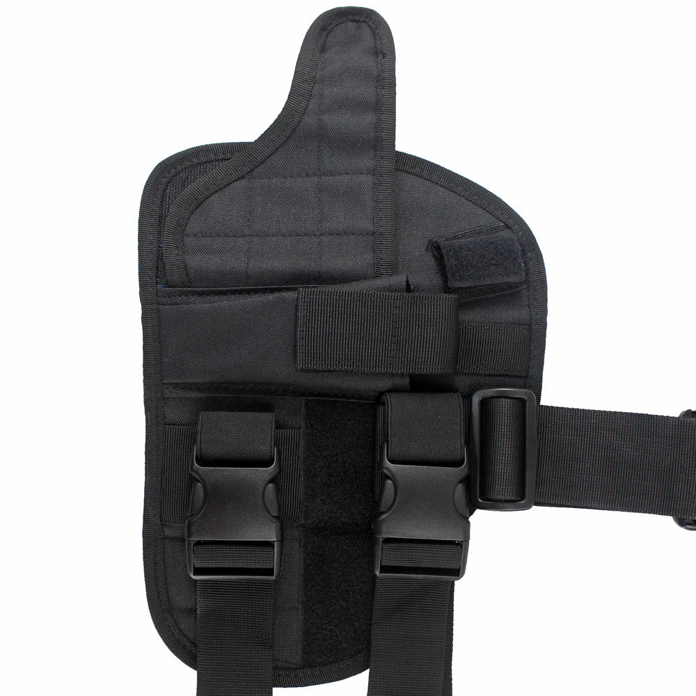 Tactical Drop Leg Holster for Pistol Adjustable Thigh Gun Holster Black