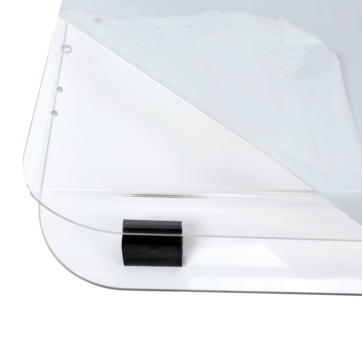Golf Cart Front Windshield for Yamaha G2 G9 G2A G2E G9A G9E 1985-95 - Folding Clear Plastic