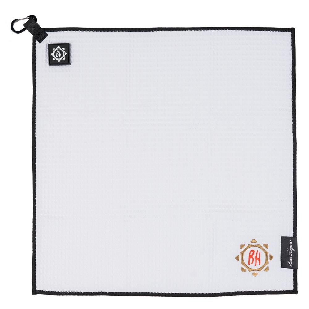 Magnetic Waffle Golf Towel - High-Absorbency Microfiber, Magnetic Tab, 18x18 inches
