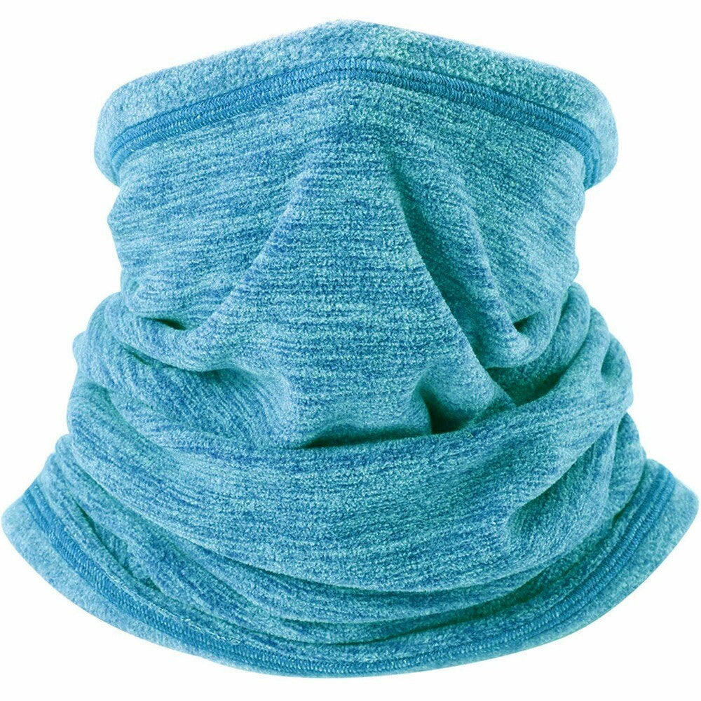 Winter Neck Gaiter Face Mask - Windproof Fleece Scarf for Cold Weather
