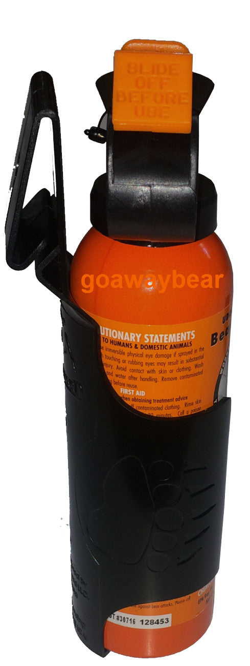 12V Pepper Bear Spray with Holster - 2 Pack, Up to 35 Ft Range, Non-Lethal Deterrent