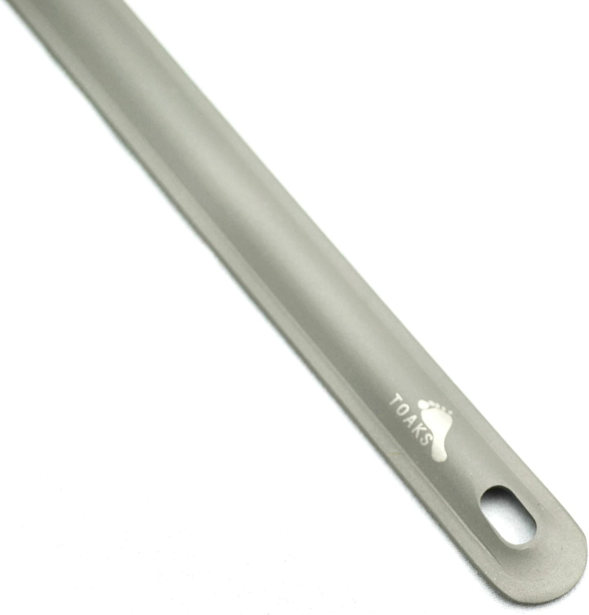 Titanium Long Handle Spork with Polished Bowl - Ultralight Camping Utensil