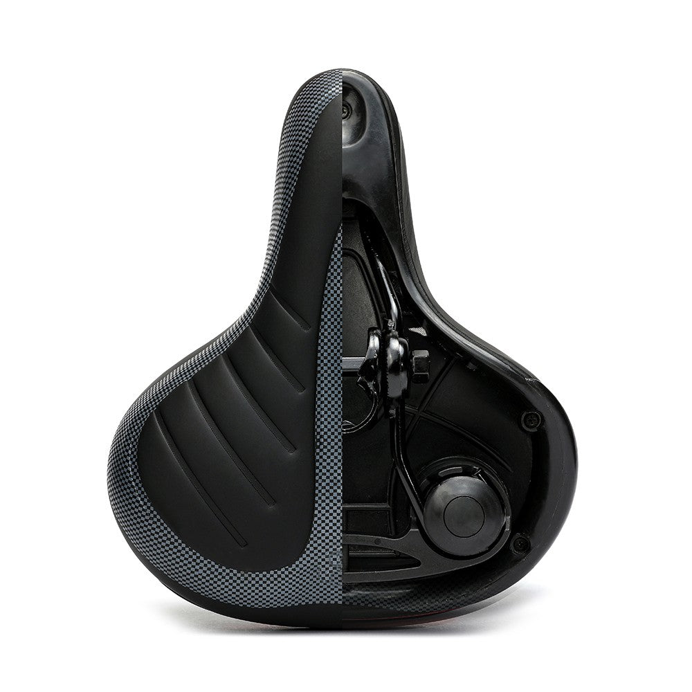 Oversized Bicycle Seat for Men & Women Extra Wide Soft Cushion Comfortable Bike Saddle