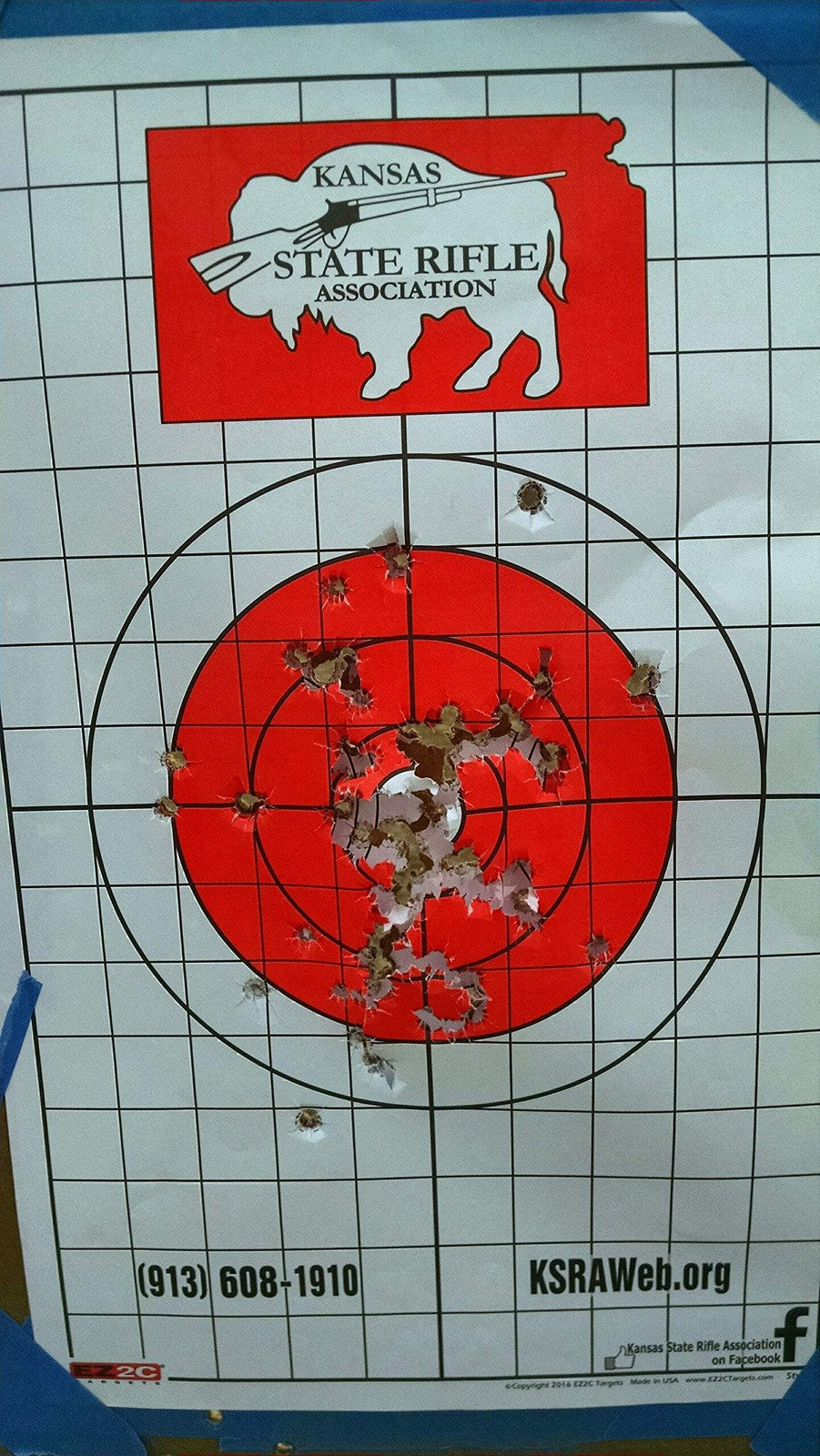 Shooting Targets with 1-Inch Grid for Sight-In 11x17 Inches – Pack of Multiple Sizes