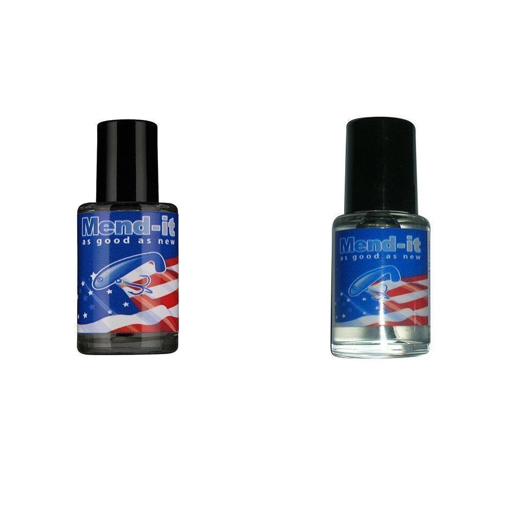 Fishing Soft Bait Repair Glue - Multi-Size Glass Bottles for Anglers
