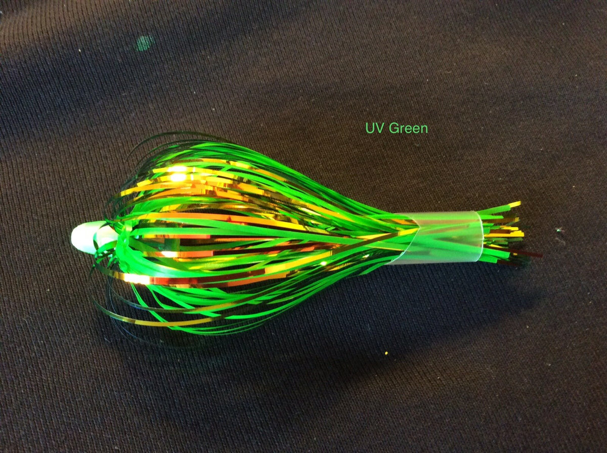 UV Coated Salmon Trolling Fly Pack of 3 - 4 Inch Unrigged Fishing Lures