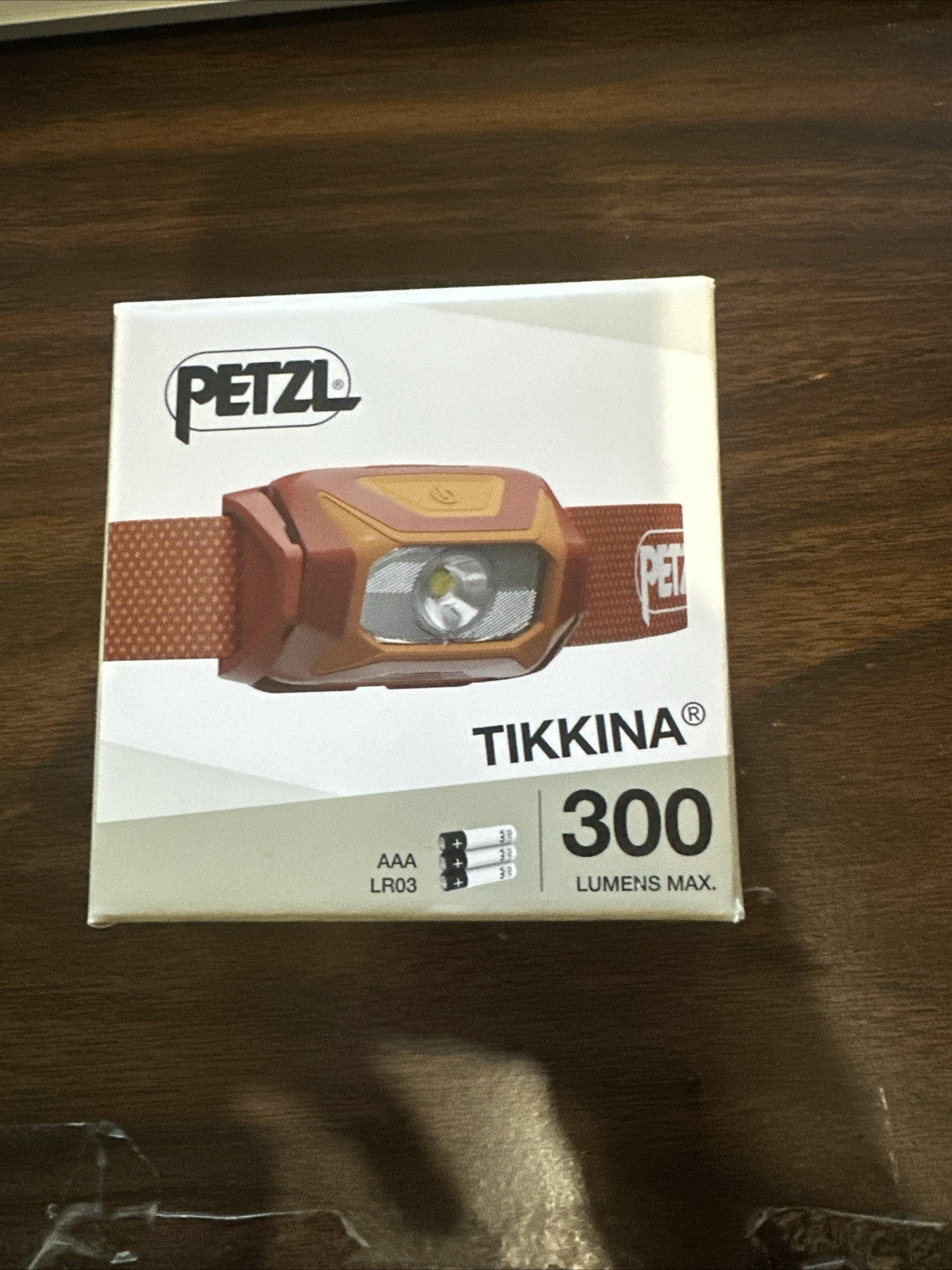 Petzl Tikkina 300 Lumens LED Headlamp with Hybrid Power