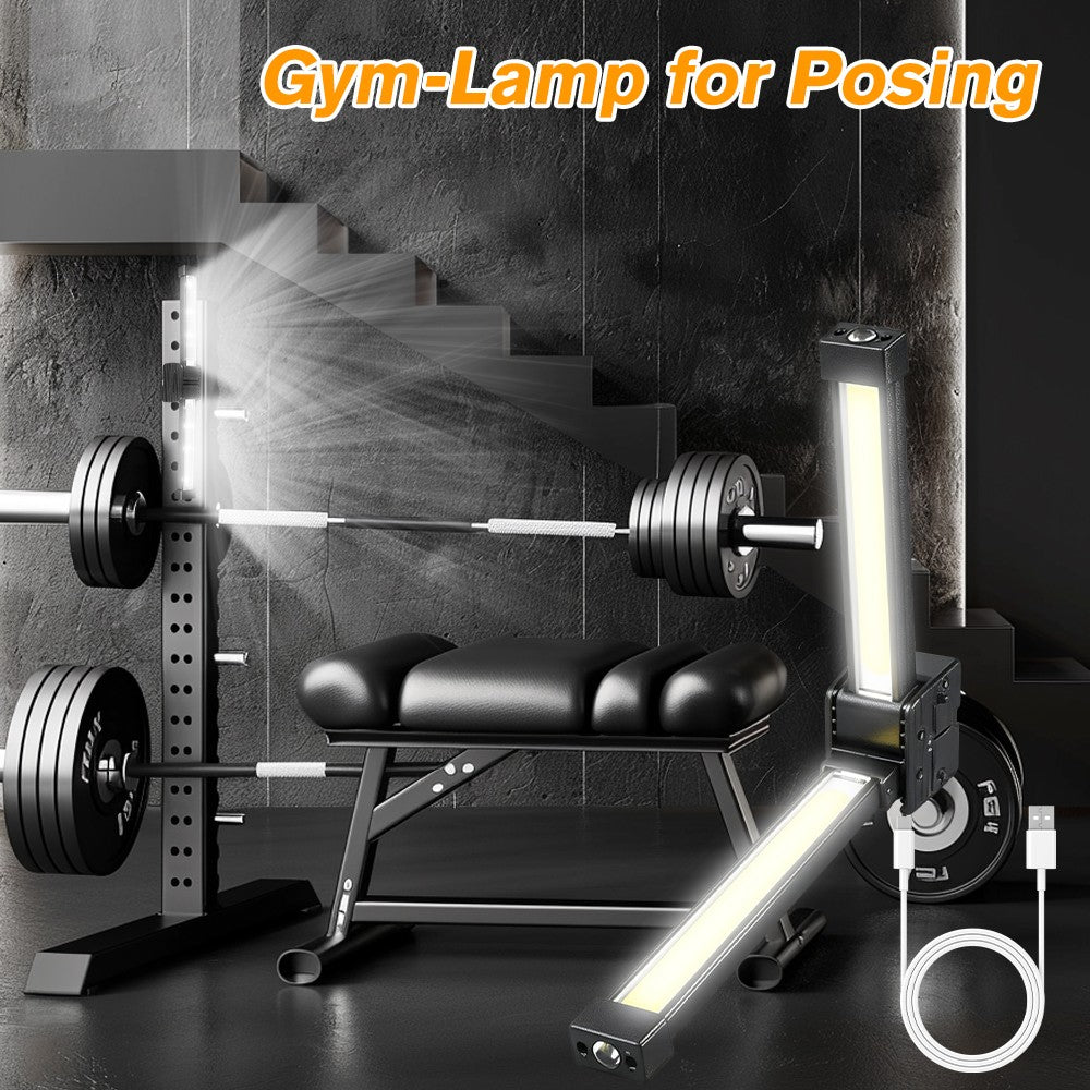 Rechargeable COB LED Work Light with Magnetic Base Flashlight