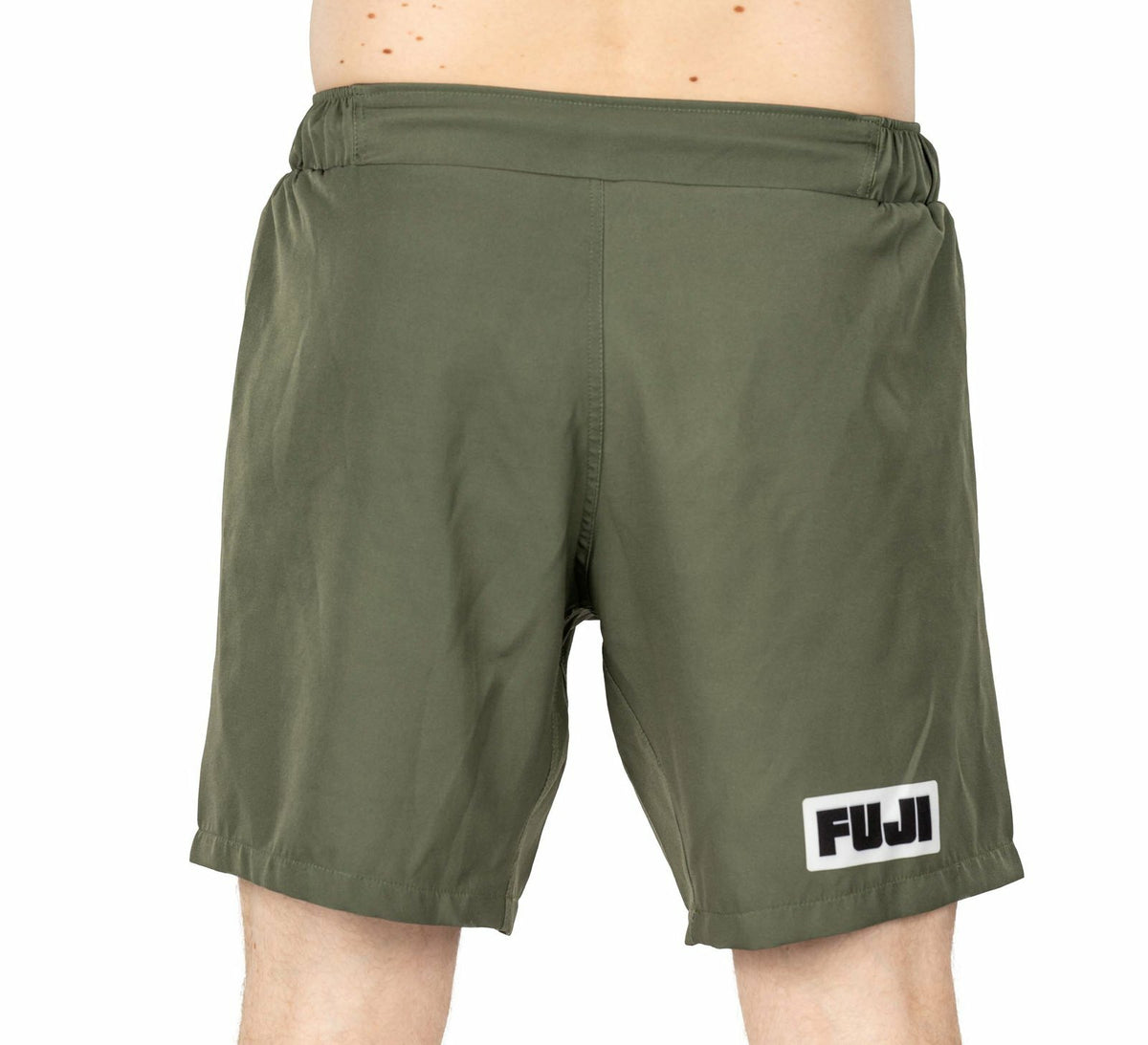 Grappling MMA Fight Board Shorts for BJJ No Gi Training Olive Green