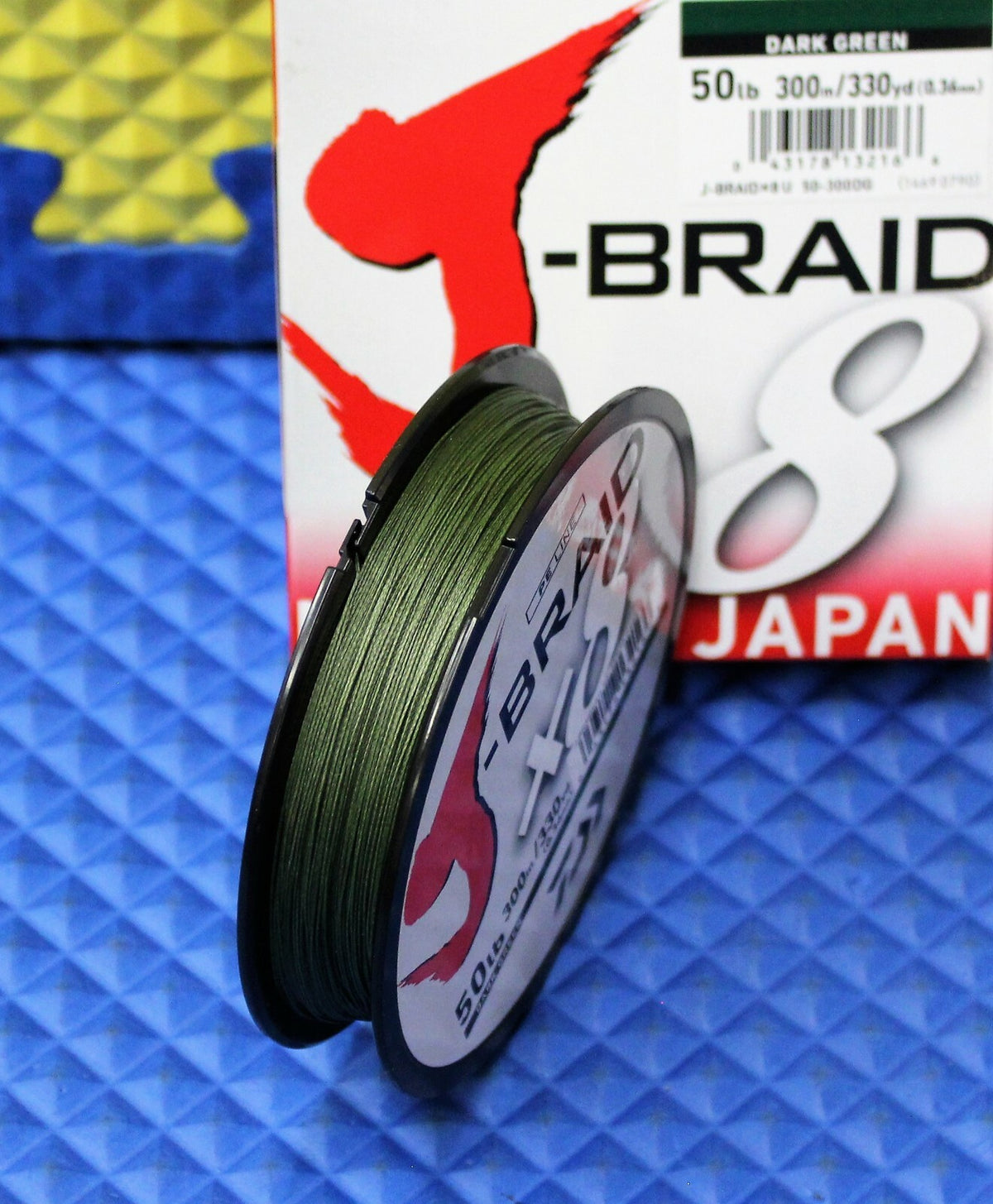 Fishing Braid Line 50lb 330yd Dark Green 8 Carrier Tackle Line