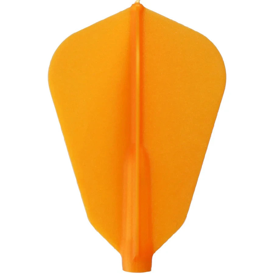 Dart Flights, Original Orange, Double Pack – F-Shape, 0.79g, 42.6mm