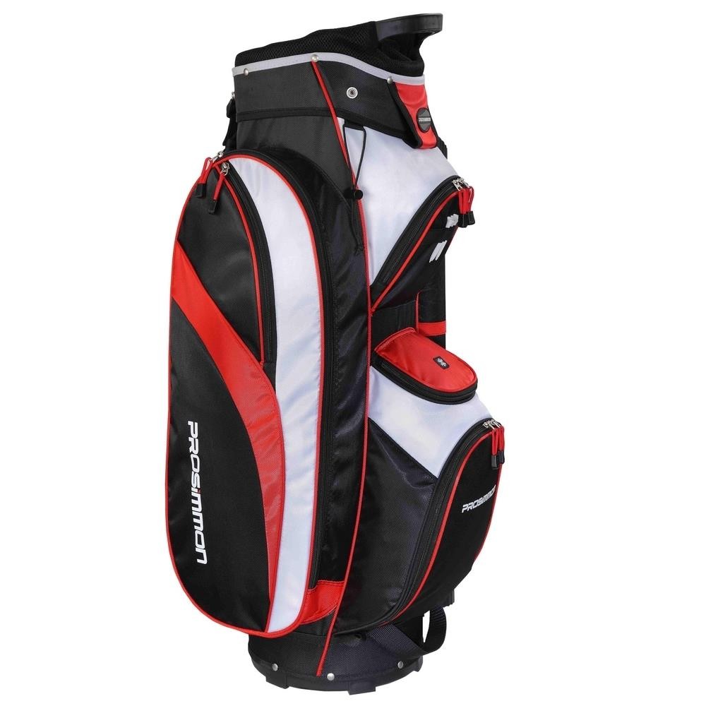 Golf Cart Bag with 14 Divider Top and Multiple Pockets for Organized Golfing