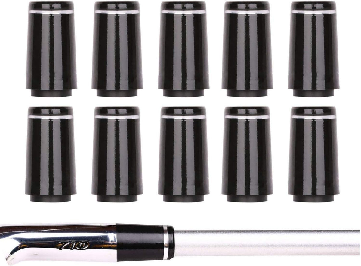 10Pcs Golf Ferrules 0.355 Taper Tip Iron Wedge Club Replacement Parts