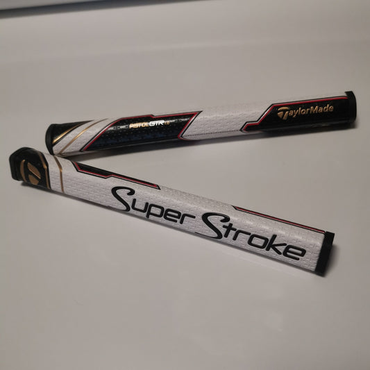 Golf Putter Grip 1.0 Pistol Style No-Taper TaylorMade SuperStroke White Copper