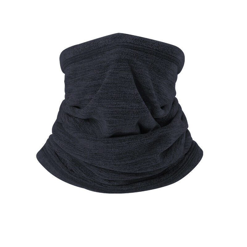 Winter Windproof Fleece Neck Gaiter Face Mask Scarf for Cold Weather