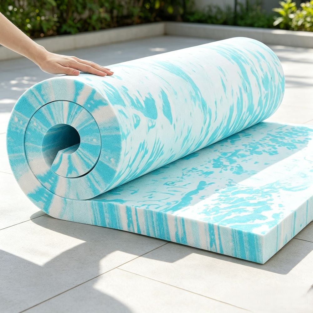 Camping Sleeping Pad with Cooling Gel Infused Memory Foam - Multiple Sizes