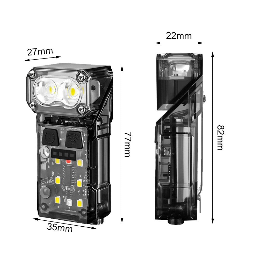 Rechargeable LED COB Work Light with Magnetic Base & Hand Wave Sensor