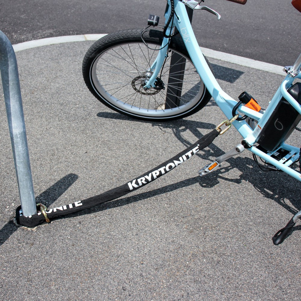 Bike Chain & Lock Combo - 12mm Hardened Steel Security for Bikes