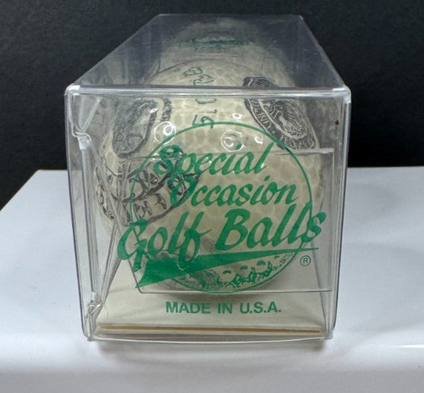Lot of 3 Fun Franklin $100 Bill Special Occasion Golf Balls - Vintage US Golf Gift