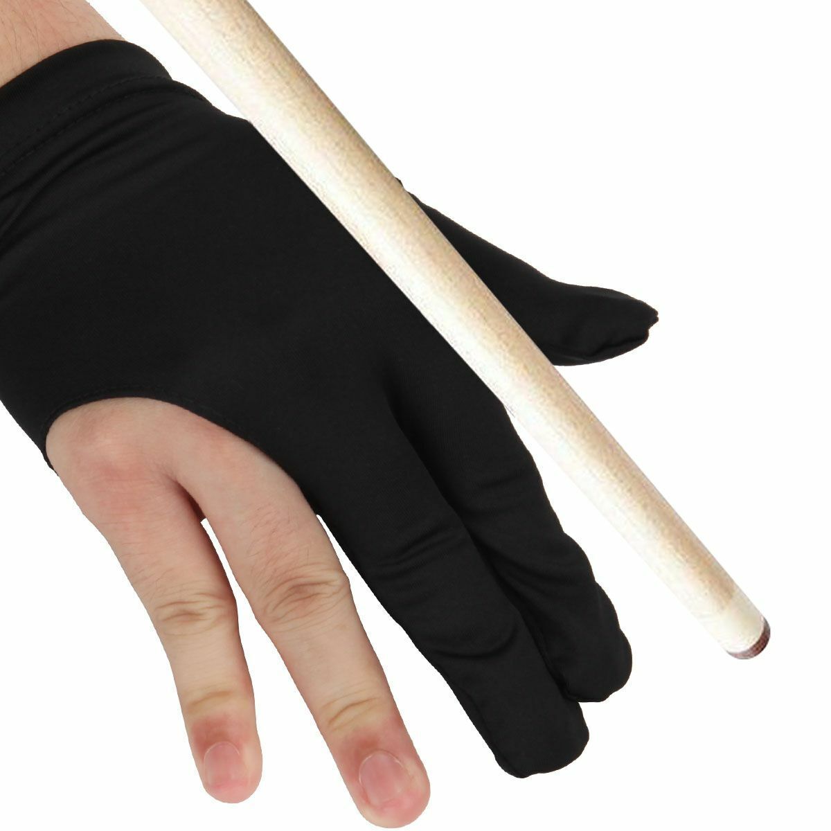 Billiards Glove Three-Finger, Left or Right Hand, Breathable Nylon
