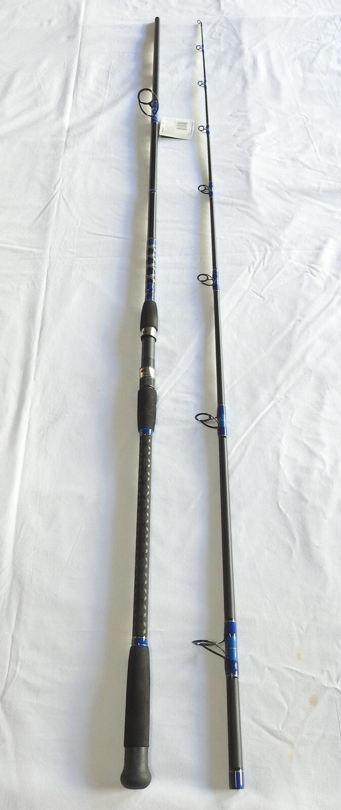 12ft Graphite Spinning Surf Fishing Rod 2-Piece Split Handle