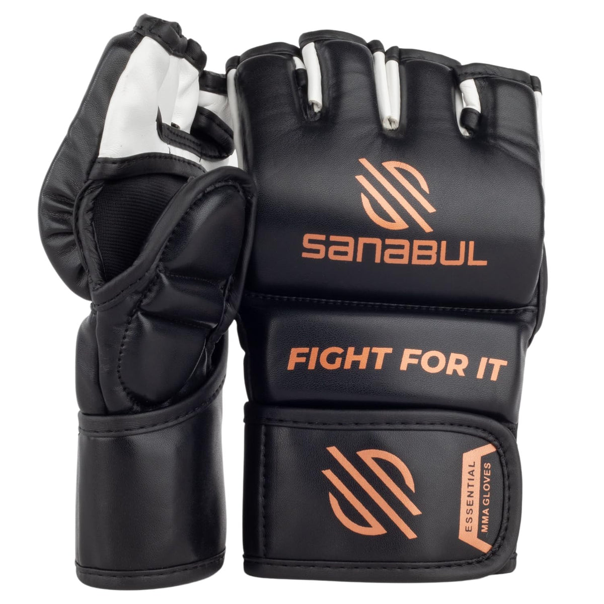 Men's MMA Gloves 4oz Training Fight Gloves - Metallic Copper