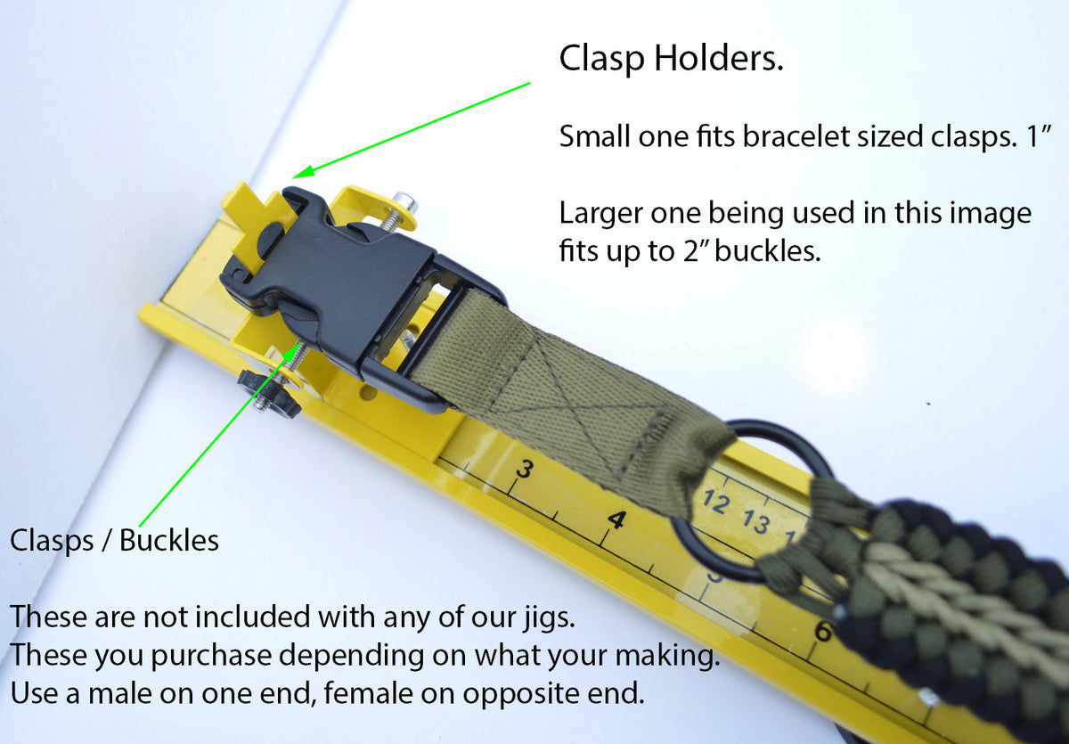 31-Inch Paracord Jig for Bracelets Belts & Slings - Adjustable Aluminum Tool