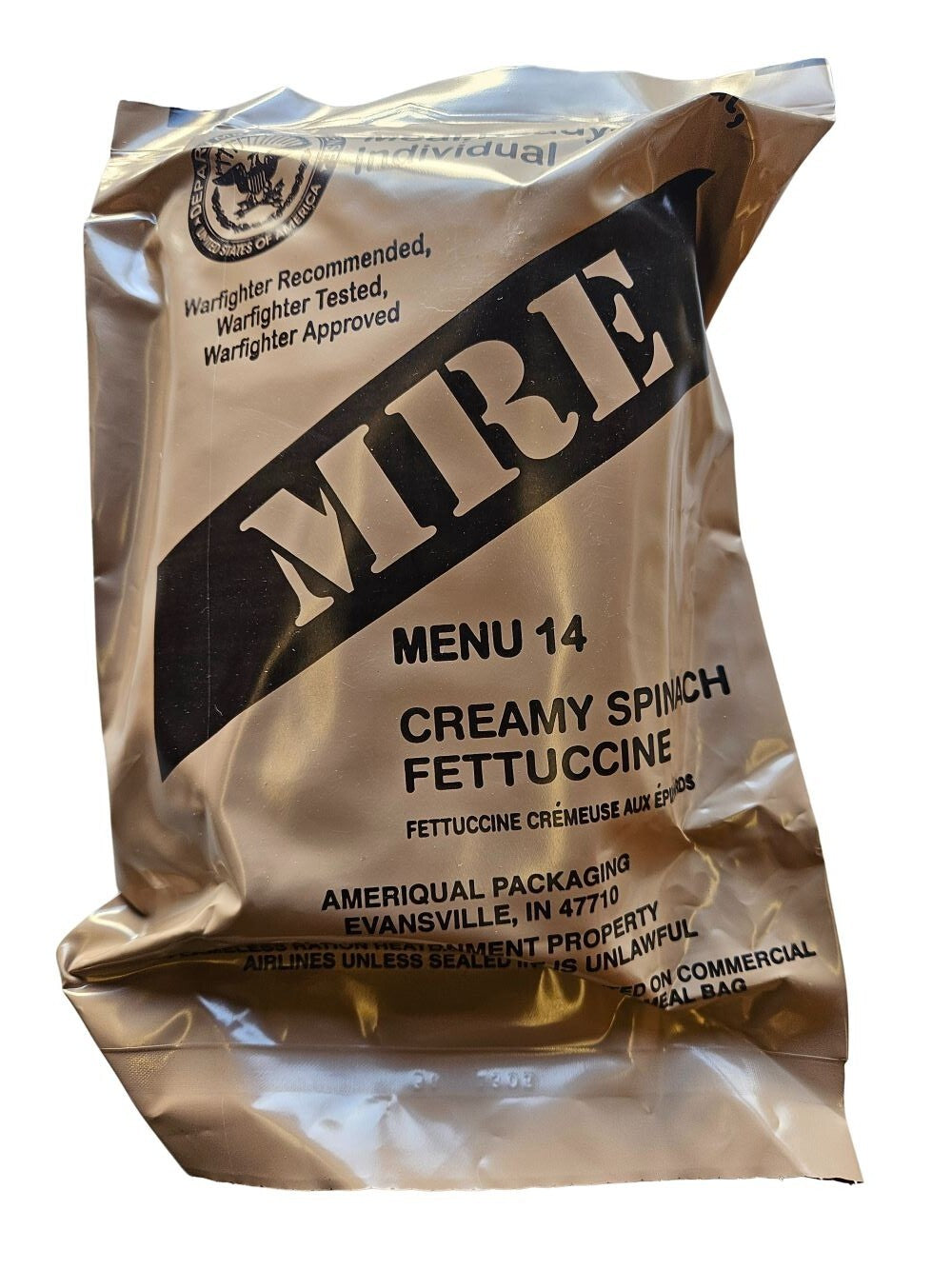 2024-2025 US Military MRE Meal Ready to Eat Assorted Menu Options