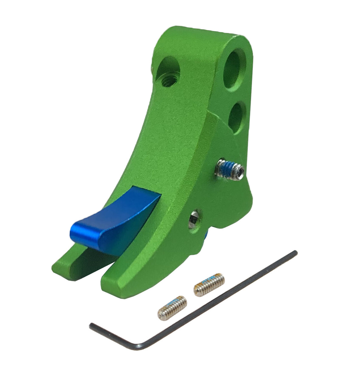 Anodized Aluminum Trigger Shoe with Safety for Gen 1-3 - Multiple Colors