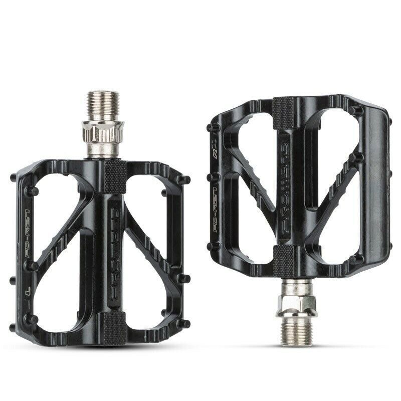 Mountain Bike Pedals Aluminum Non-slip MTB Pedals 9/16" Set of 2