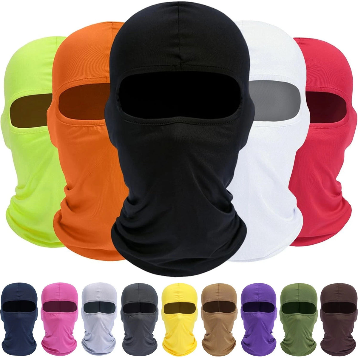 Full Face Mask UV Protection Ski Sun Hood Tactical Balaclava for Men Women