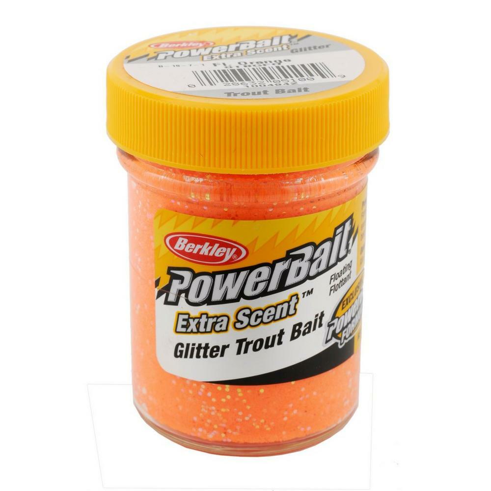 PowerBait Glitter Trout Bait Extra Scent 1.75 oz Multiple Colors