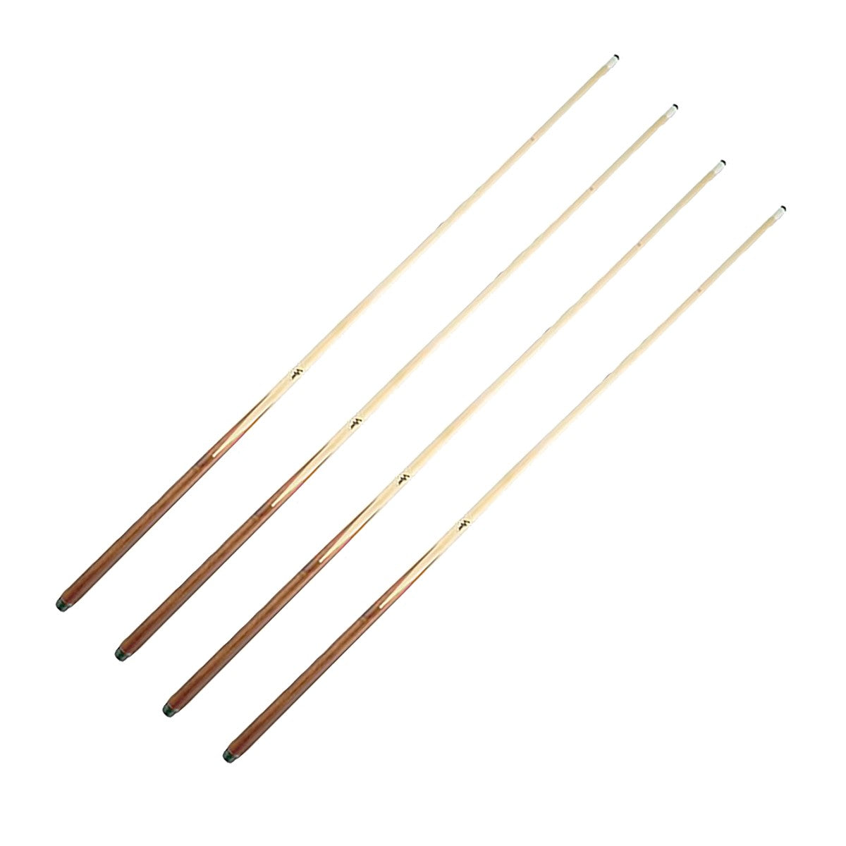 Viper One-Piece Maple Pool Cue Sticks Set of 4 - 18/19/20/21 oz