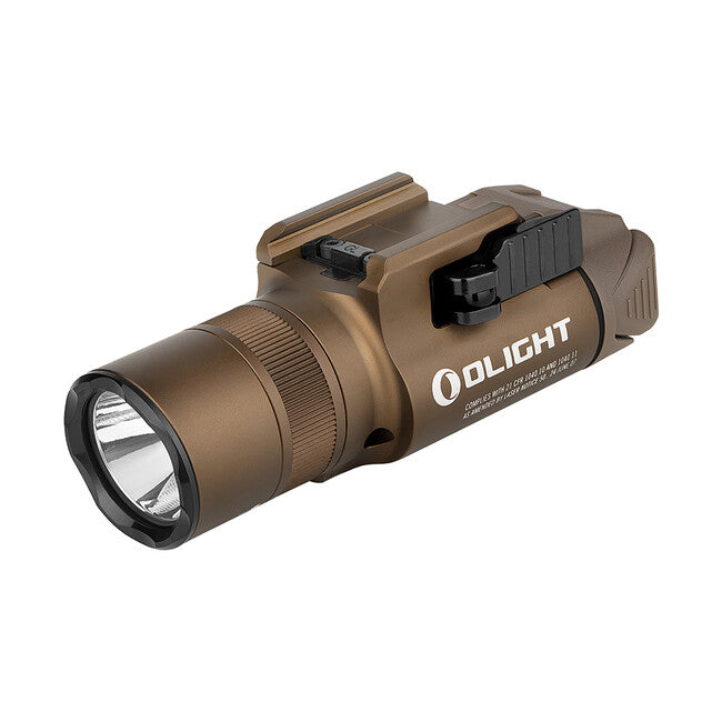 Rechargeable LED Tactical Light with Green Laser, 1350 Lumens