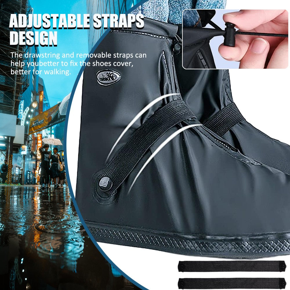 Waterproof Rubber Rain Boot Shoe Covers Reusable Anti-slip Protector
