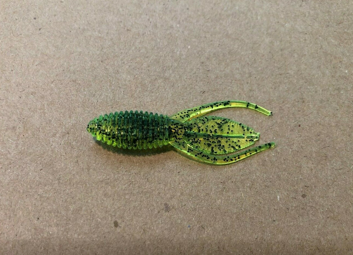 2-Inch Crappie Beaver Tail Soft Plastic Lures 100-Pack for Panfish Fishing
