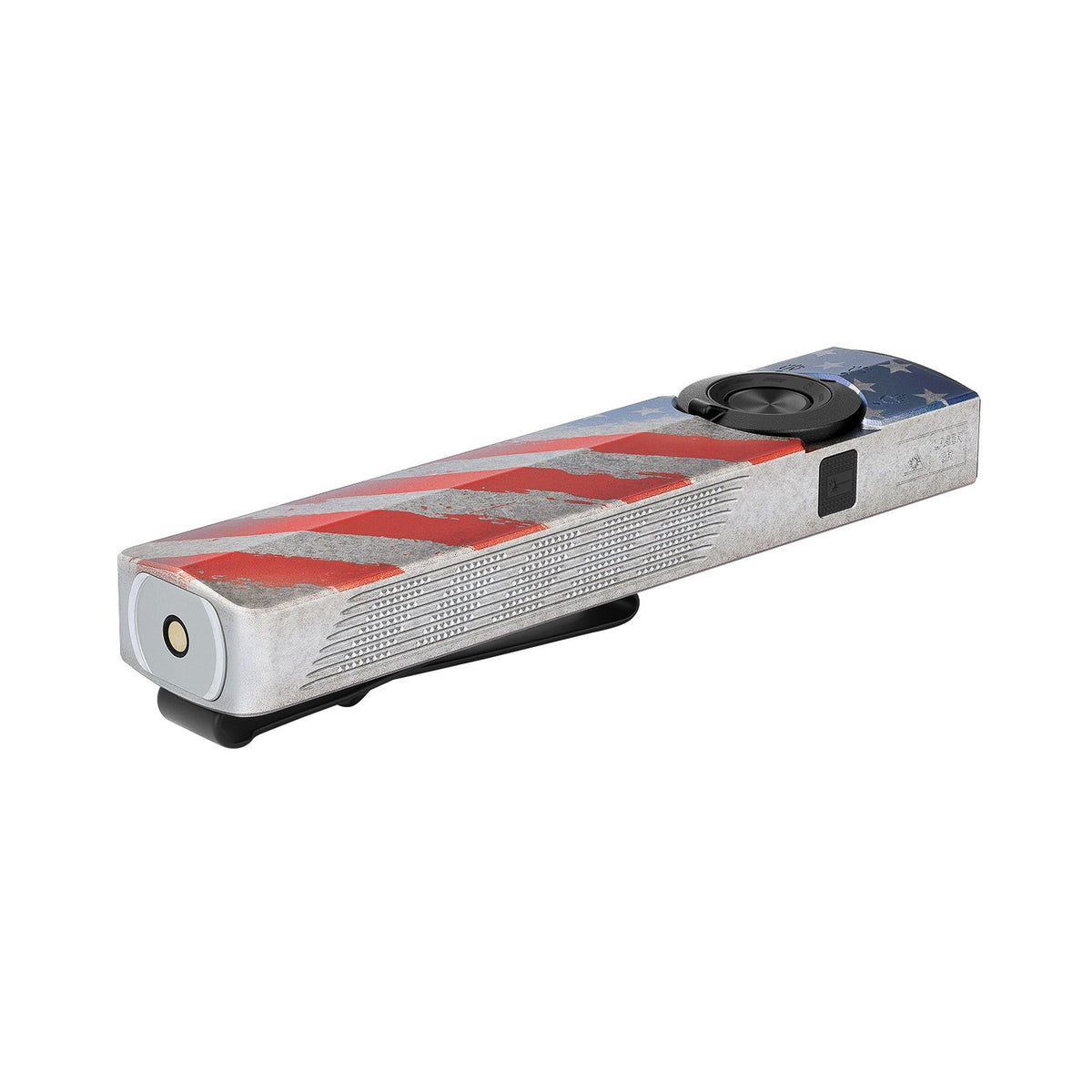 High-Lumen Dual-Switch Tactical Flashlights with UV & Laser - Stars & Stripes Edition