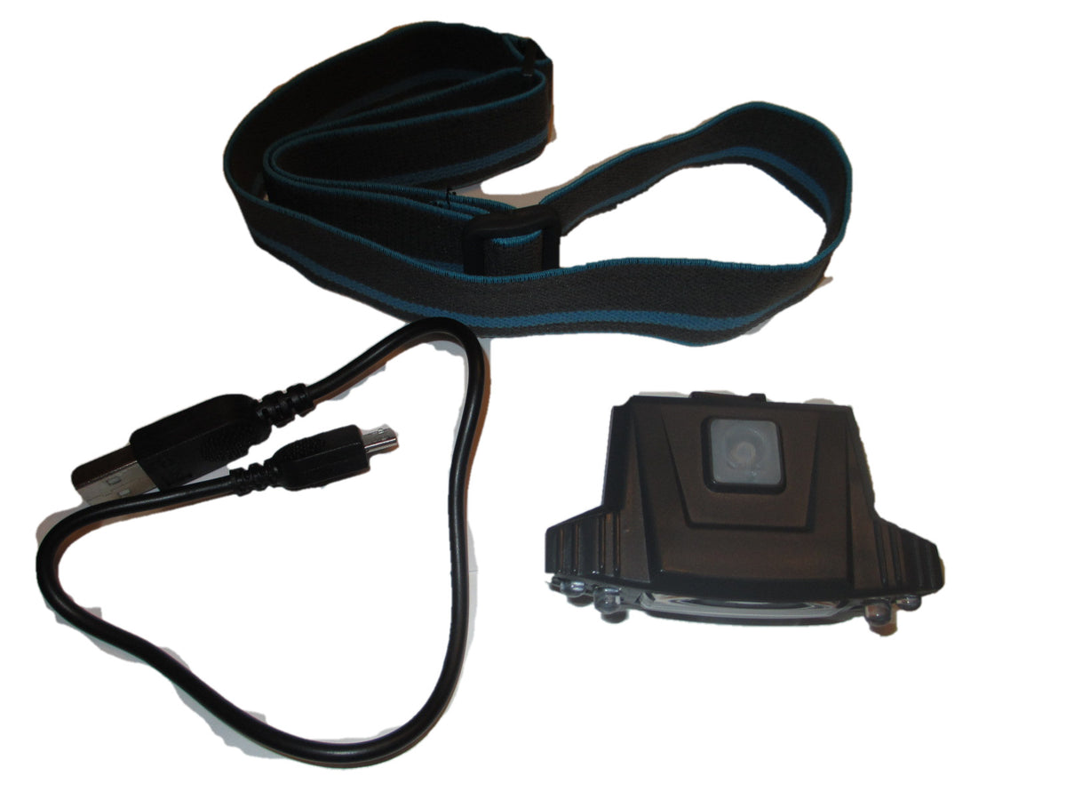 Rechargeable COB LED Cap Light with UV Black Light for Fishing, Waterproof & Adjustable